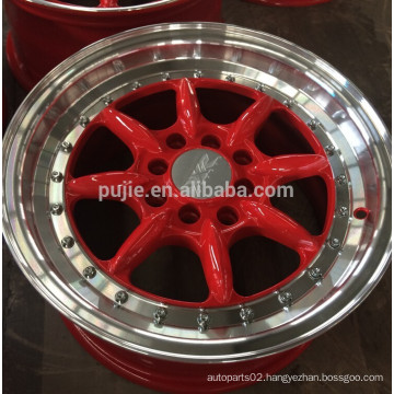 colored replica xxr alloy wheel rims 16inch VIA